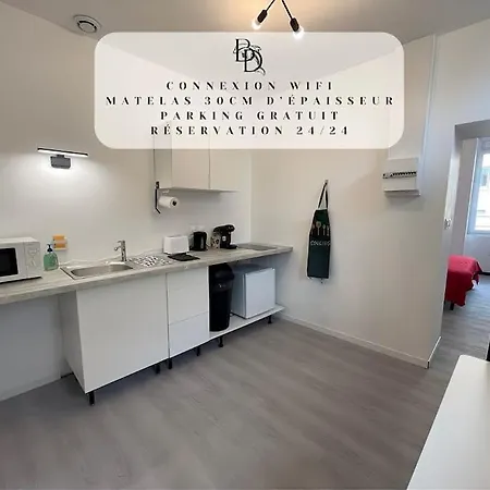 T1 Bis B3 30m2 Cosy 7min A Pieds Des Gares Apartament Roanne